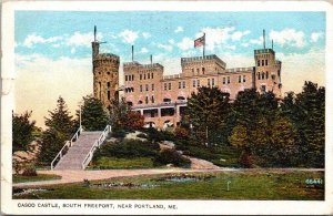 Maine South Freeport Casco Castle and Park 1914