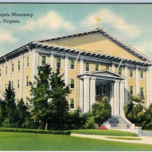 c1940s Staunton, VA Lady of Angels Monastery Capuchin Franciscan Fathers A177