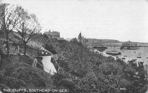 uk29549 the cliffs southend on sea real photo uk