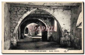 Old Postcard Villefranche Sur Mer Dark Alley