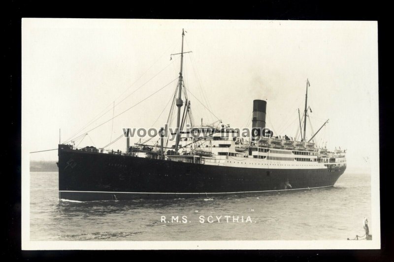 bf915 - Cunard Liner - Scythia - postcard by B Feilden