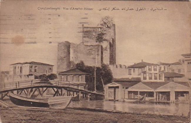 Turkey Constantinople Vue d'Anatol-Hissar 1924