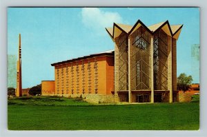 Valparaiso IN- Indiana, The University Memorial Chapel, Chrome Postcard