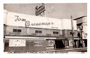 California  Hollywood  Tom Breneman's  Restaurant   RPC