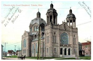 Church of the Good Shepherd Toledo Ohio Postcard Posted 1908