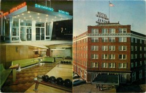 Bowling Alley Hotel La Fontaine Neon Huntington Indiana roadside Stedman 20-313