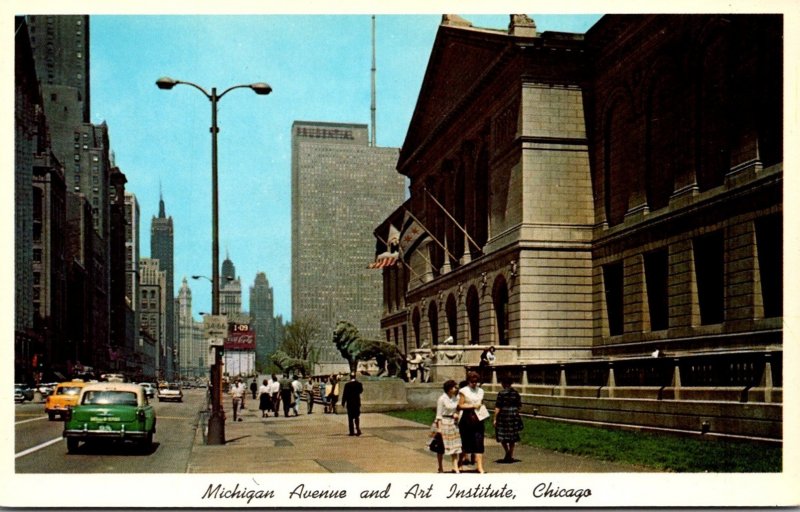 Illinois Chicago Michigan Avenue and Art Institute