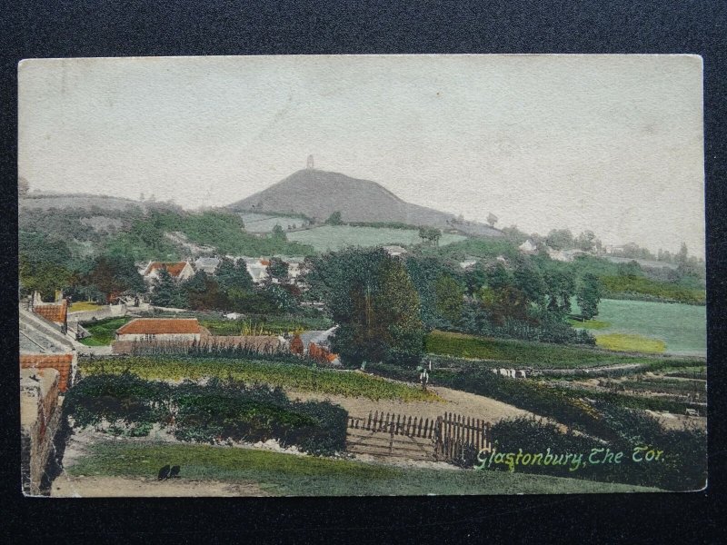 Somerset GLASTONBURY The Tor c1908Postcard by Frith 38382A