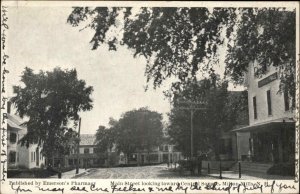 Milton Mills New Hampshire NH Main Street Central Square c1910 Postcard