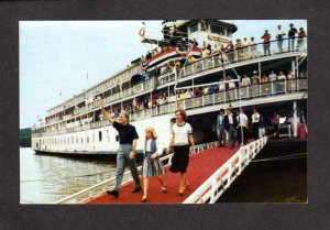 President Jimmy Carter & Rosalynn Amy Delta Queen Ship Boat Postcard