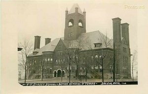 OH, Salem, Ohio, 4th Street School, RPPC