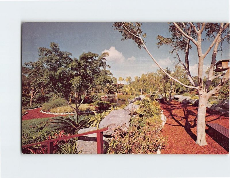 Postcard Garden of the Groves, Freeport, Bahamas