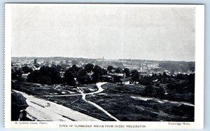 Town of Turnbridge Wells from Hotel Wellington ENGLAND UK Postcard