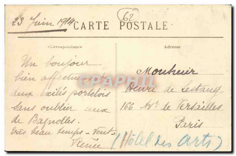 Le Portel - L & # 39Heure Bath - Old Postcard