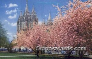 Mormon Temple, Salt Lake City Utah USA Religious Unused 