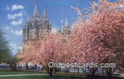 Mormon Temple, Salt Lake City Utah USA Religious Unused 