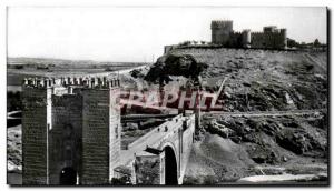 Postcard Old Toledo Bridge and San Servando Castle Aleantare