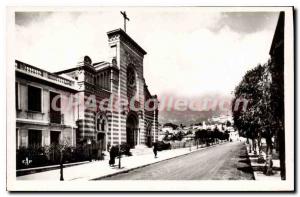 Postcard From Old Menton Church Sacre Coeur