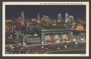 1945 PPC* Kansas City Mo Union Station