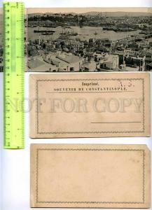 208048 TURKEY CONSTANTINOPLE Vintage 8 panoramic postcards