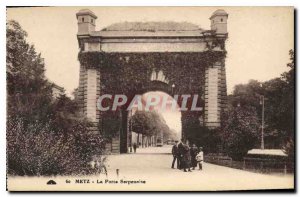 Old Postcard Metz Gate Serpenoise