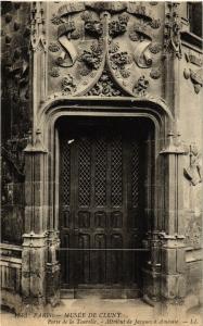 CPA PARIS 5e Musée de Cluny Porte de la Tourelle Attribut d'Amboise (537766)