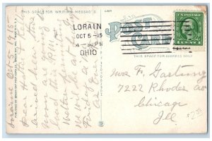 Green Bay Wisconsin WI Postcard Porlier Street Residence Section Scene 1915