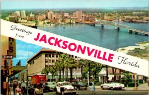 Florida Greetings From Jacksonville Split View