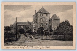 Mersch Luxembourg Postcard Ancient Residence The Castle Building c1920's
