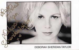 Deborah Sheridan Taylor Hand Signed Photo