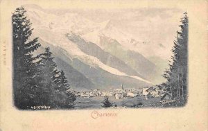 Chamonix Mont Blanc France 1910s postcard