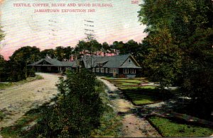 Jamestown Exposition 1907 Textile Copper Silver and Wood Building 1908