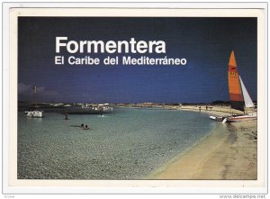 FORMENTERA, Spain, PU-1993; El Caribe Del Mediterraneo, Sail Boats