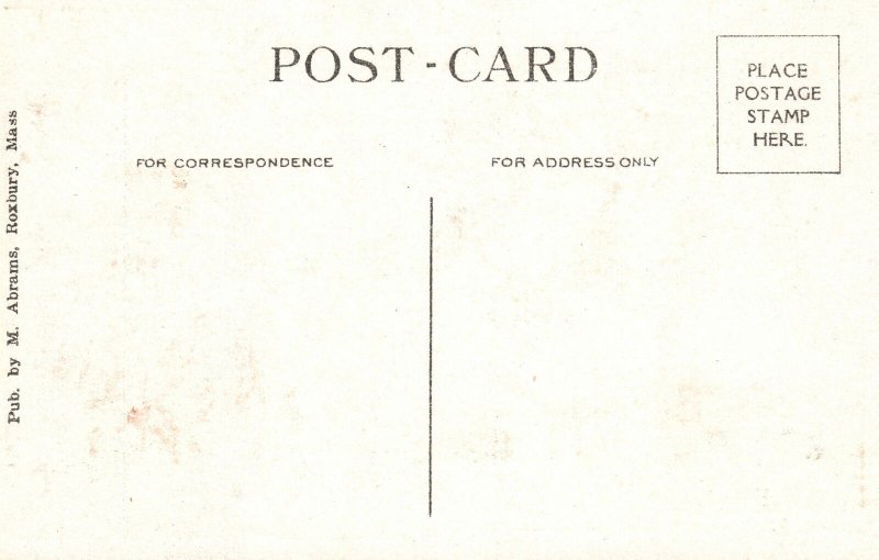 Vintage Postcard 1920's St. Paul's Cathedral Tremont St. Boston Massachusetts MA