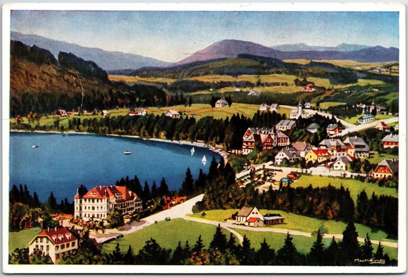 CONTINENTAL SIZE POSTCARD SIGHTS SCENES & CULTURE OF BLACK FOREST GERMANY #1x25