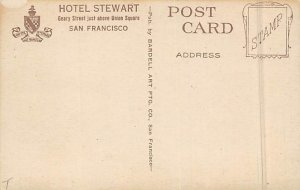 Section of Dining Room, Hotel Stewart San Francisco California  