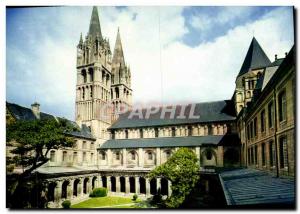 Postcard Moderne Caen L Abbaye aux Hommes