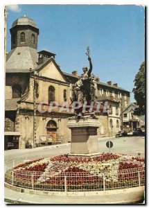 Modern Postcard The Correze Tulle Tourist Monument Soldier Lovy