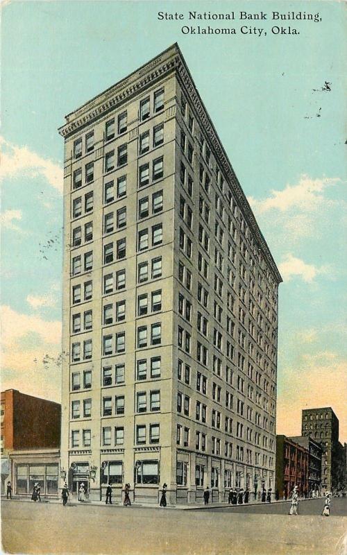 Oklahoma CityState National Bank BuildingWhole BlockLadies Cross Street1911