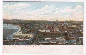 Panorama Parkersburg West Virginia 1907 postcard