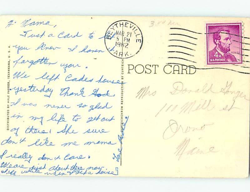 Pre-1980 WESTERN COMIC POSTCARD Texarkana Texas TX HM4631