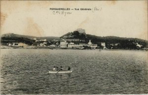 CPA PORQUEROLLES Vue Generale (1111648)