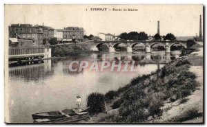Old Postcard Epernay Bords de Marne