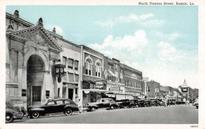 Ruston Louisana Norht Trenton Street Vintage Postcard AA45195