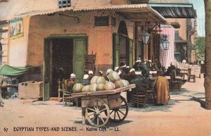 151339-Egypt, Scenes et Types d' Egypte, Cafe Indigene