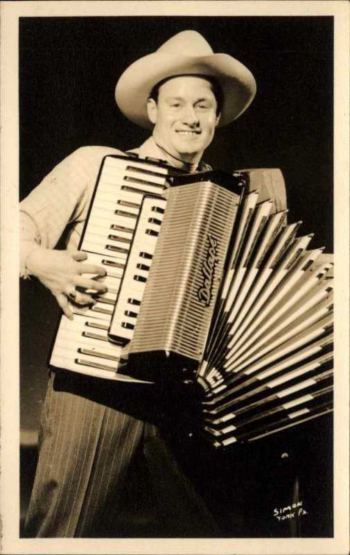 Musician Dallape Accordion Smokey Roberts 101 Ranch Autograph York PA Photog