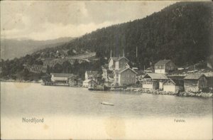 Nordfjord Norge Noway Faleide c1905 Postcard