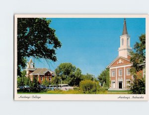 Postcard Hastings College, Hastings, Nebraska