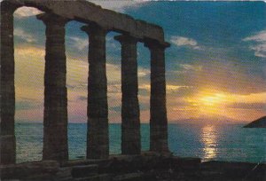 Greece Cape Sounion Temple Of Posseidon Neptune