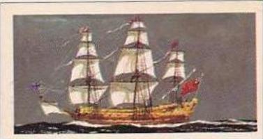 Brooke Bond Vintage Trade Card Saga Of Ships 1970 No 12 Sovereign Of The Seas